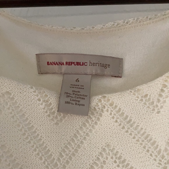 Banana Republic vintage chevron lace dress - Picture 6 of 6